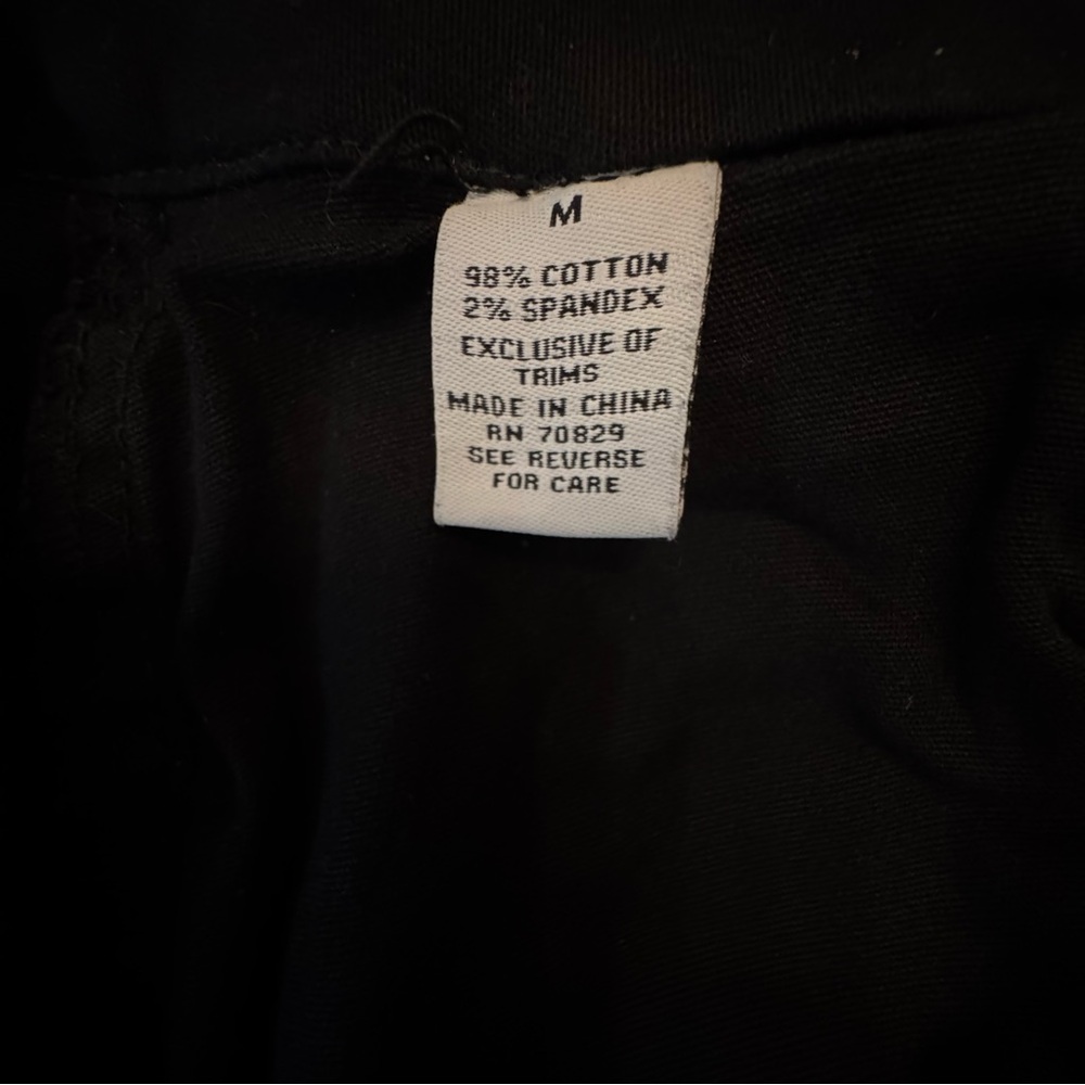 Rue21 Black Cargo Pants with White Stitching - Picture 4 of 6